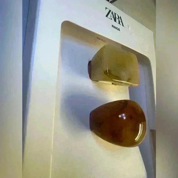 🔥🔥Zara stone pack rings - Picture 4 of 5